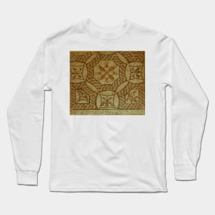 Ancient Roman mosaic flooring Long Sleeve T-Shirt